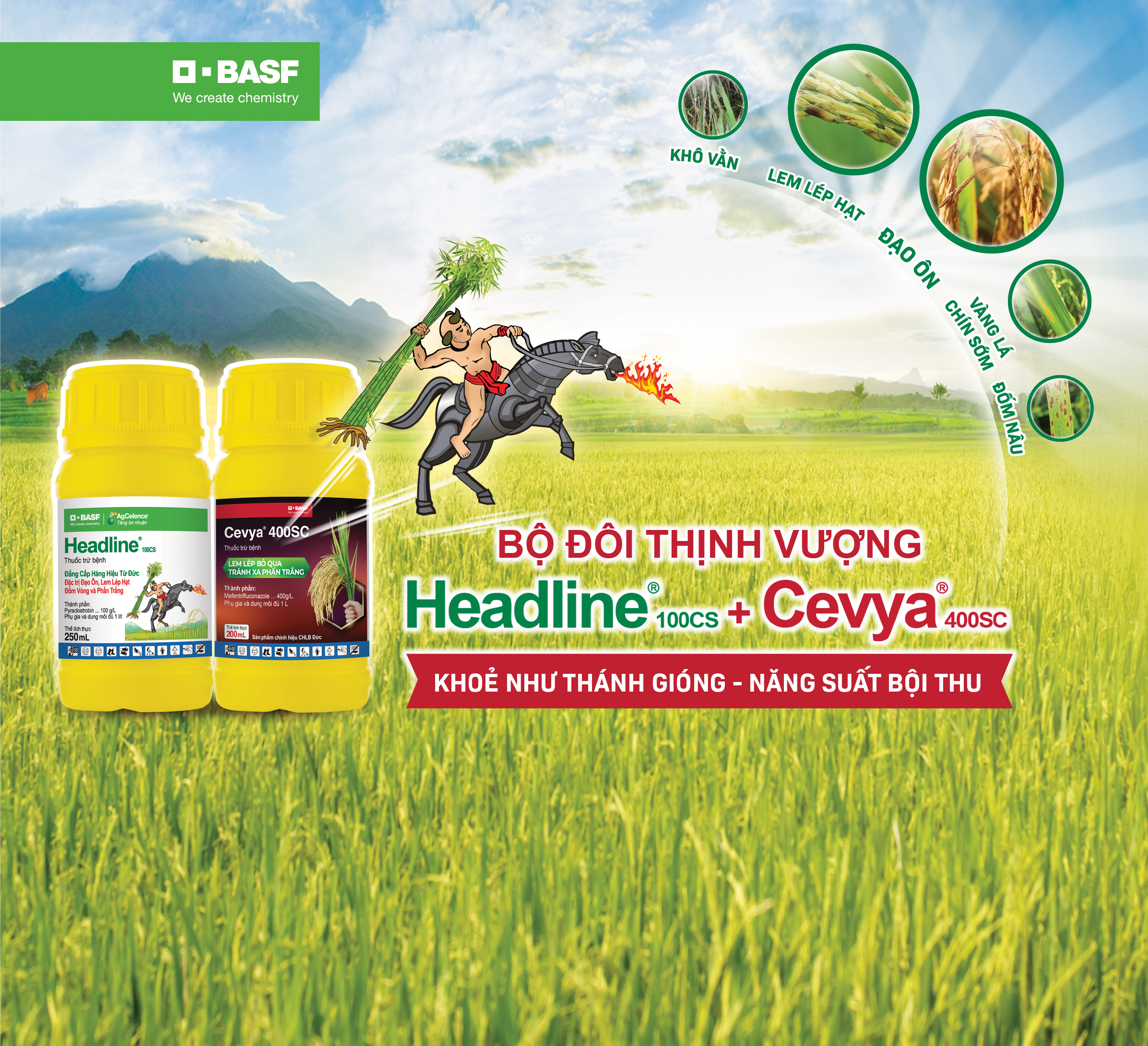 Bộ đôi thịnh vượng cho cây lúa